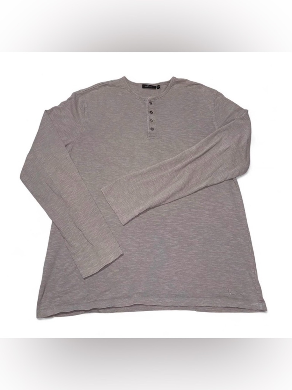 Marc Anthony Light Gray Long-Sleeve Henley
